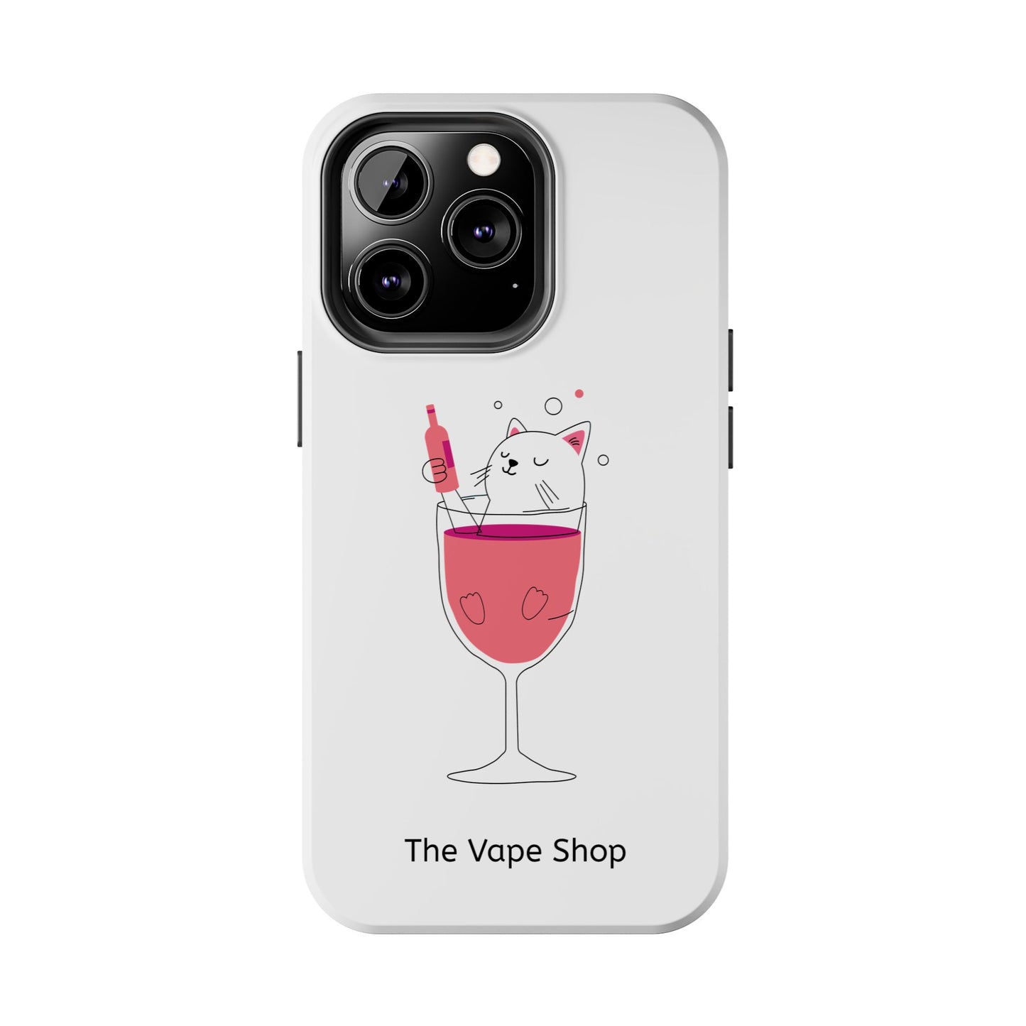 Cute Cat Drink Phone Case - Tough & Stylish Protection for Pet Lovers