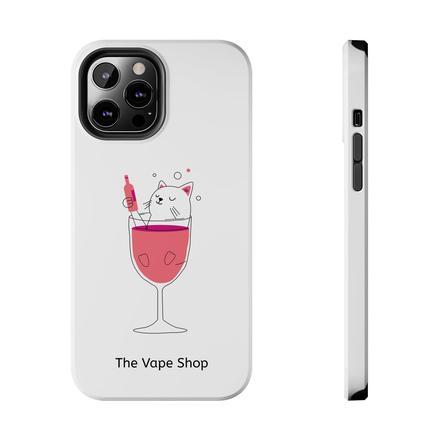 Cute Cat Drink Phone Case - Tough & Stylish Protection for Pet Lovers