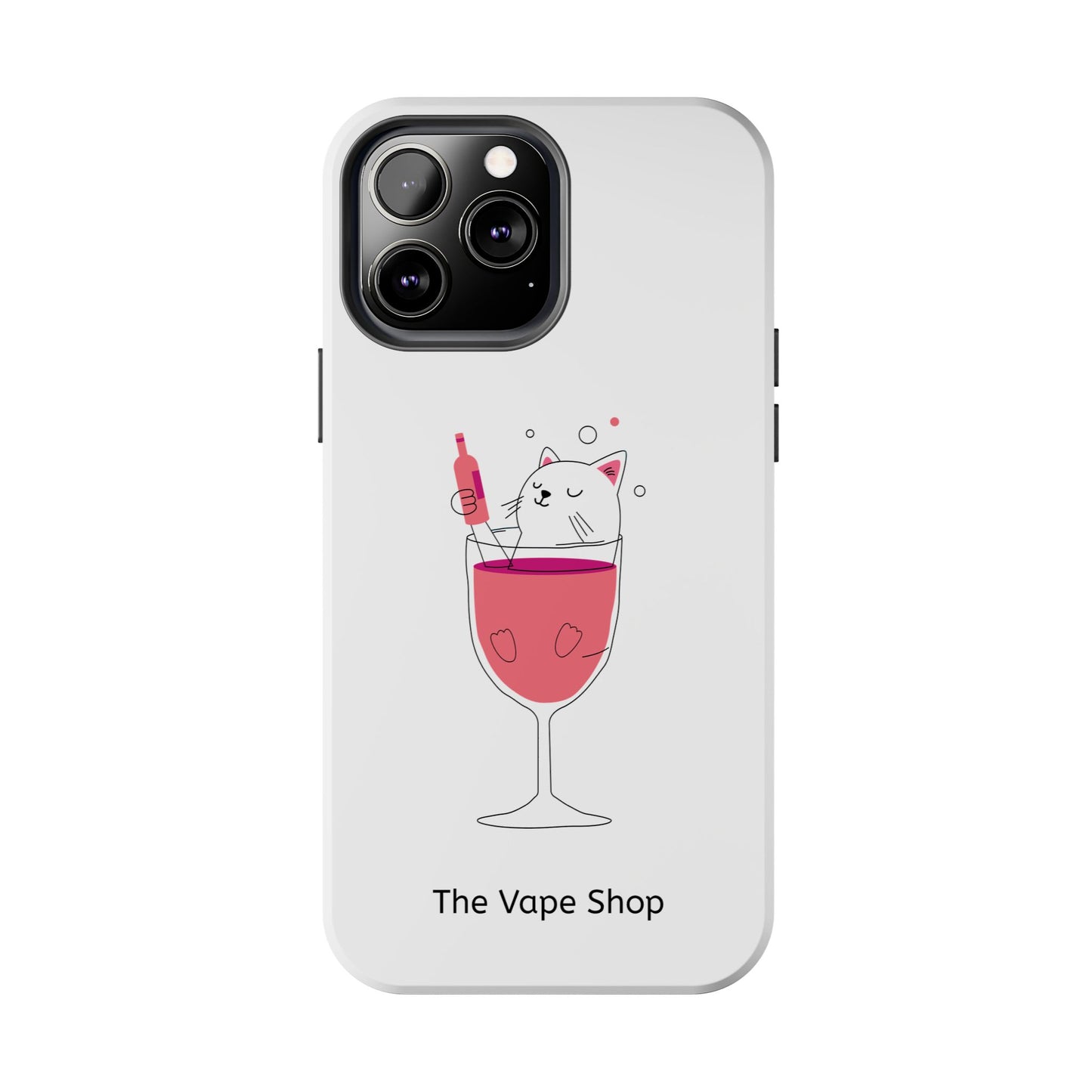 Cute Cat Drink Phone Case - Tough & Stylish Protection for Pet Lovers