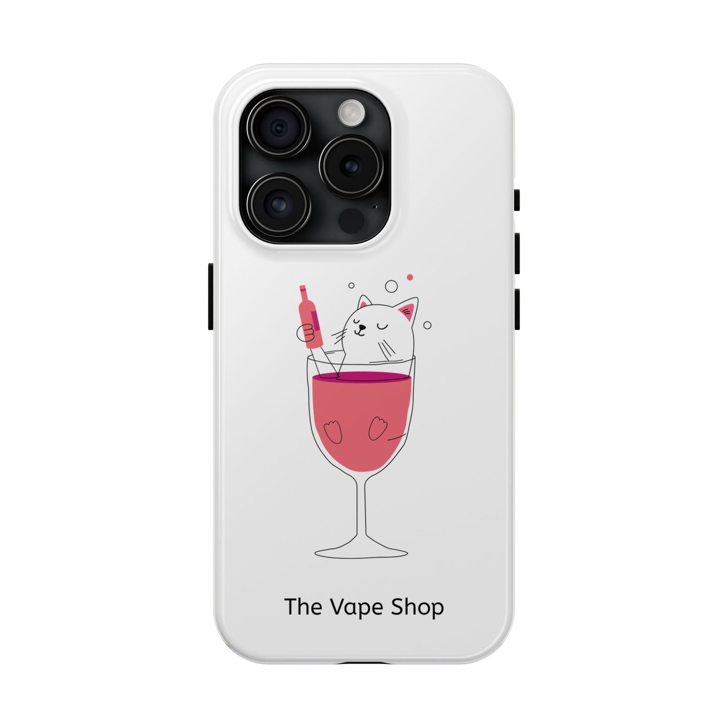 Cute Cat Drink Phone Case - Tough & Stylish Protection for Pet Lovers