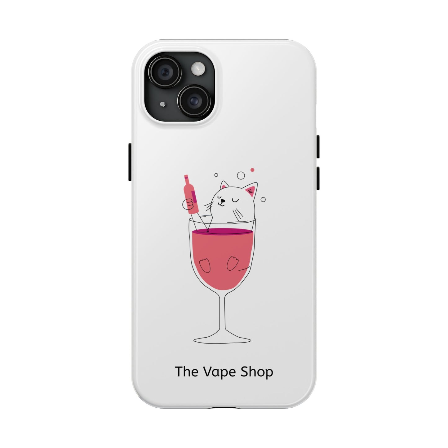 Cute Cat Drink Phone Case - Tough & Stylish Protection for Pet Lovers