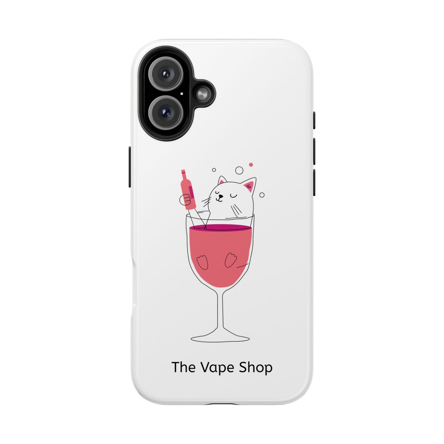 Cute Cat Drink Phone Case - Tough & Stylish Protection for Pet Lovers