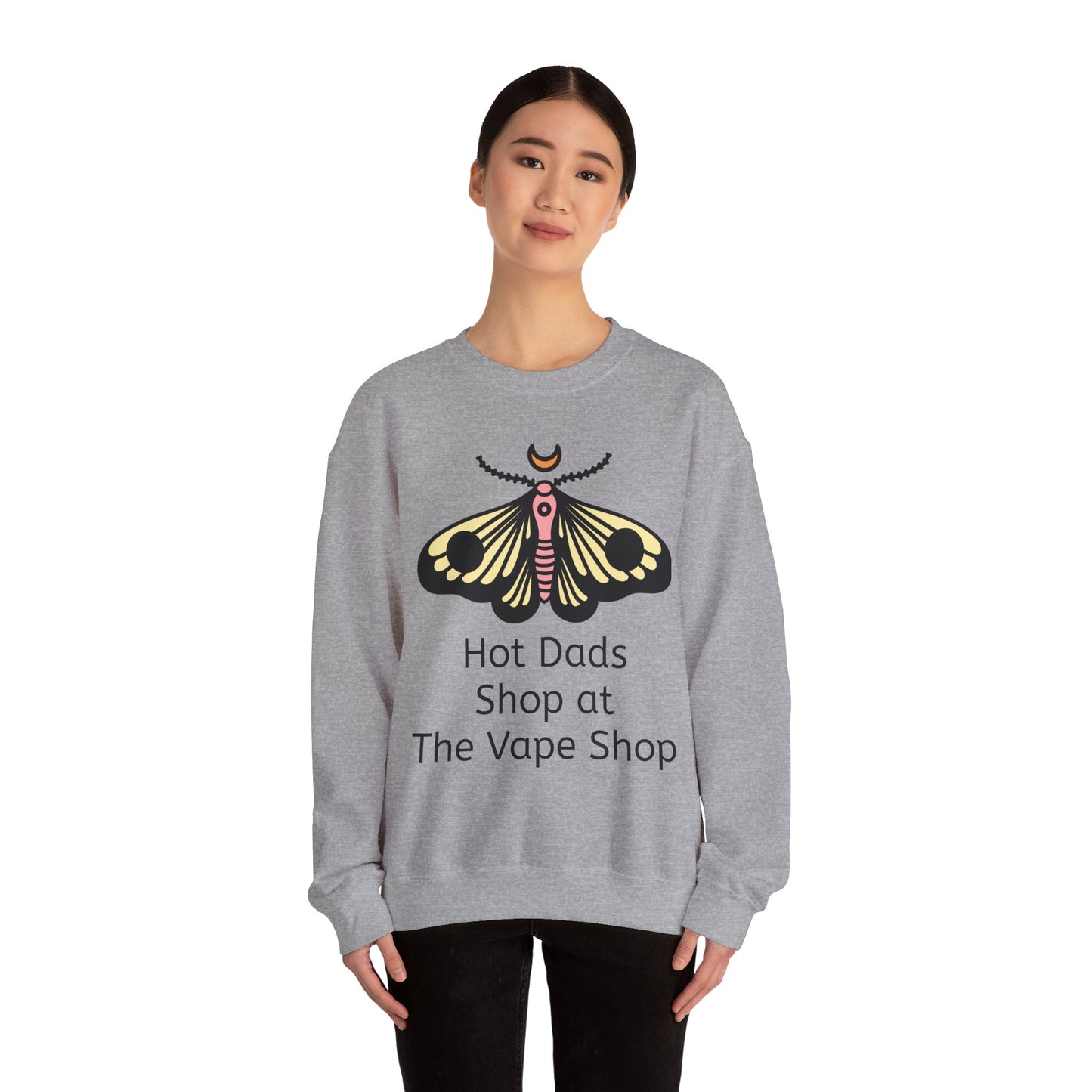 Hot Dads Vape Shop Crewneck Sweatshirt