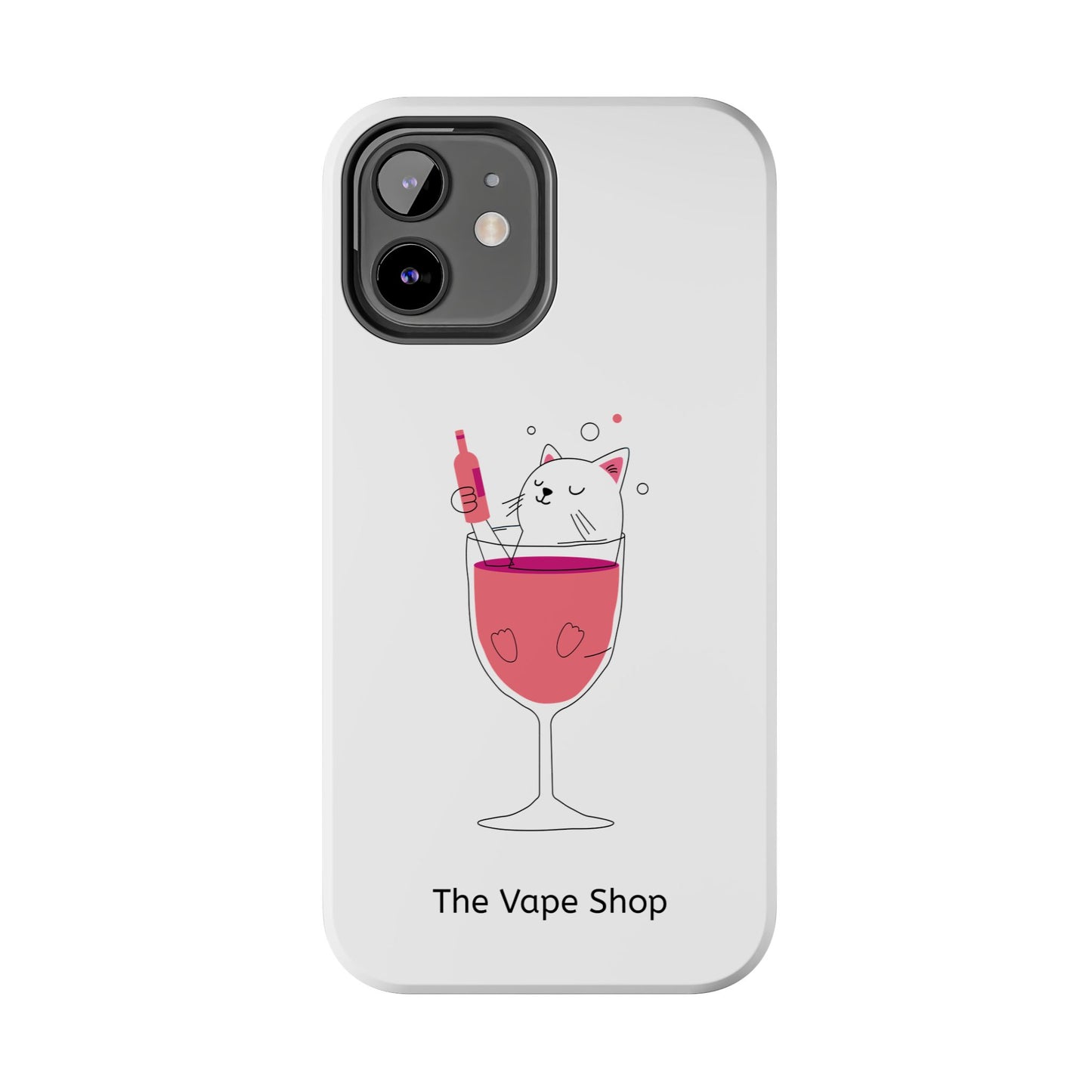 Cute Cat Drink Phone Case - Tough & Stylish Protection for Pet Lovers