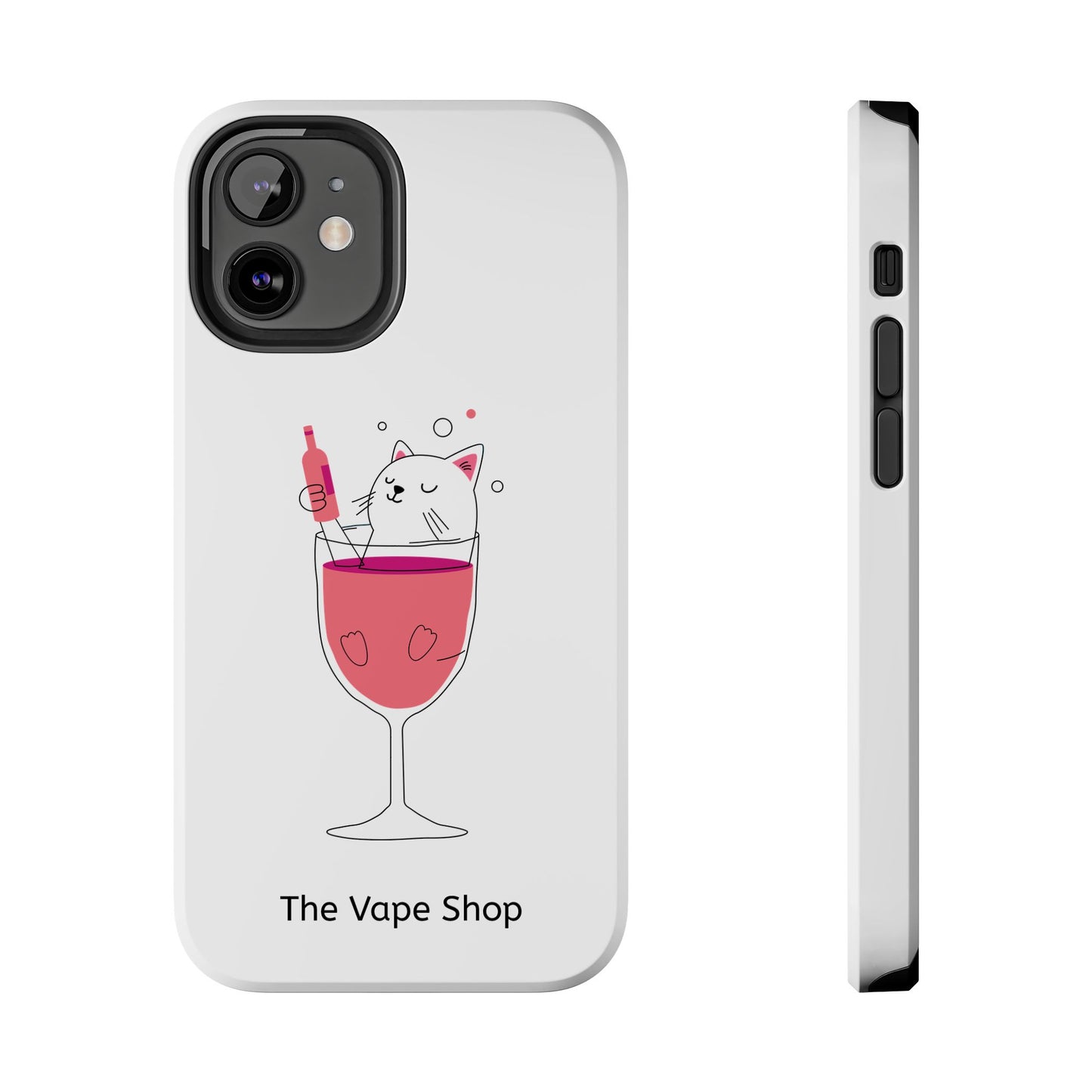 Cute Cat Drink Phone Case - Tough & Stylish Protection for Pet Lovers