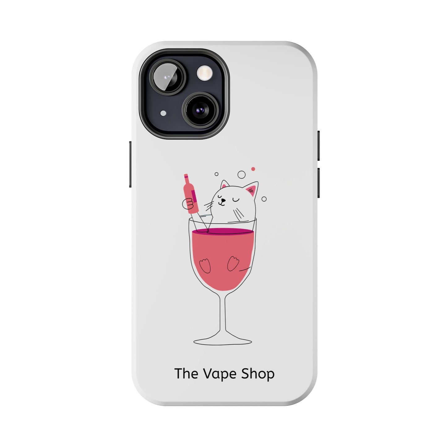 Cute Cat Drink Phone Case - Tough & Stylish Protection for Pet Lovers