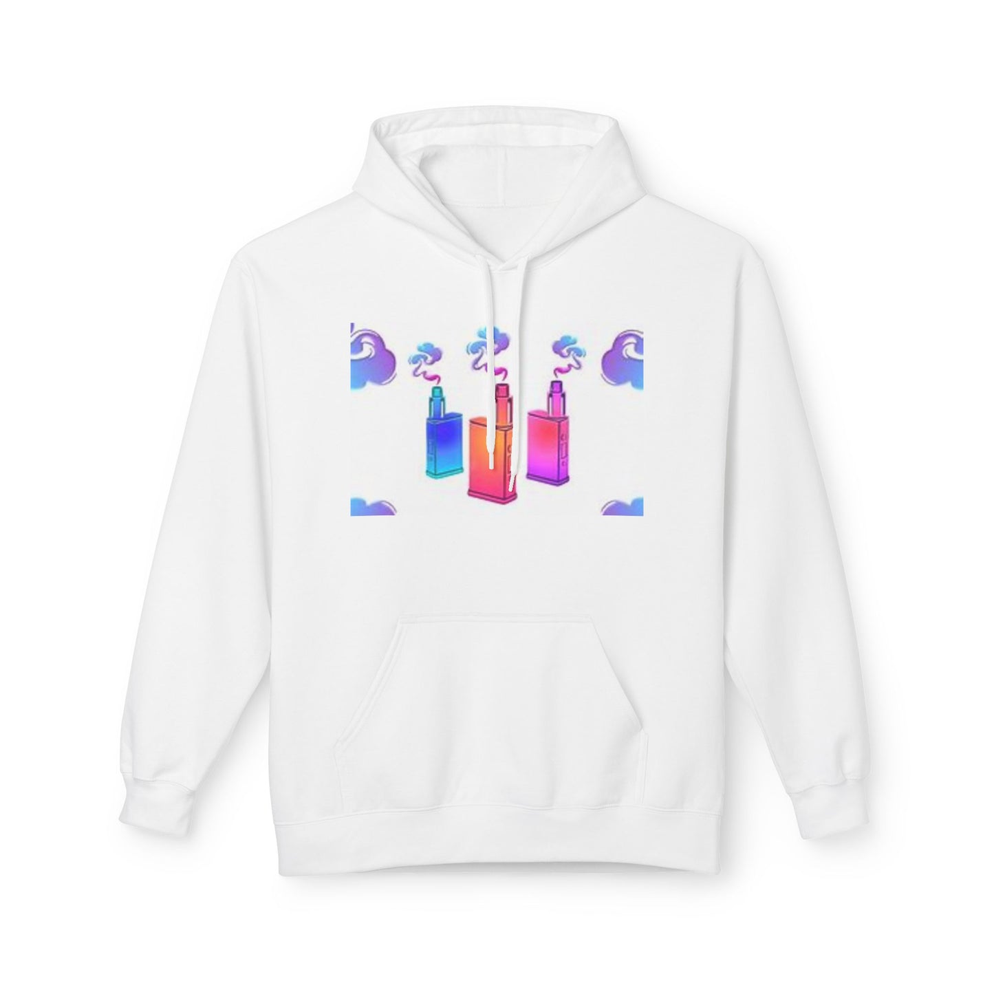 Vape Shop Glow Hoodie - Unisex Softstyle Fleece with Colorful Design