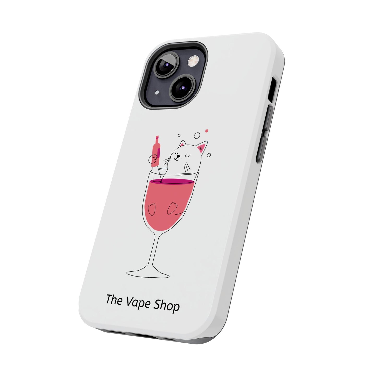 Cute Cat Drink Phone Case - Tough & Stylish Protection for Pet Lovers