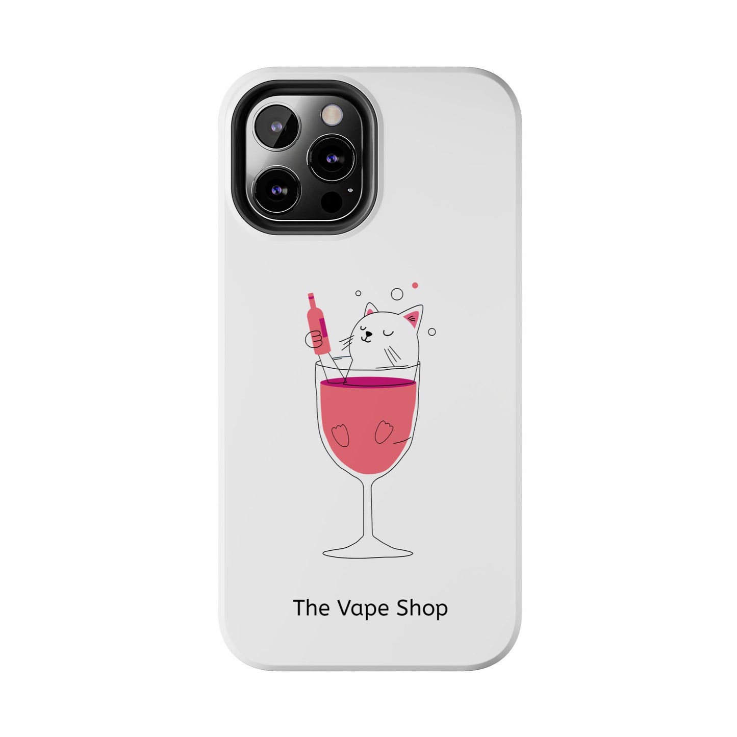 Cute Cat Drink Phone Case - Tough & Stylish Protection for Pet Lovers