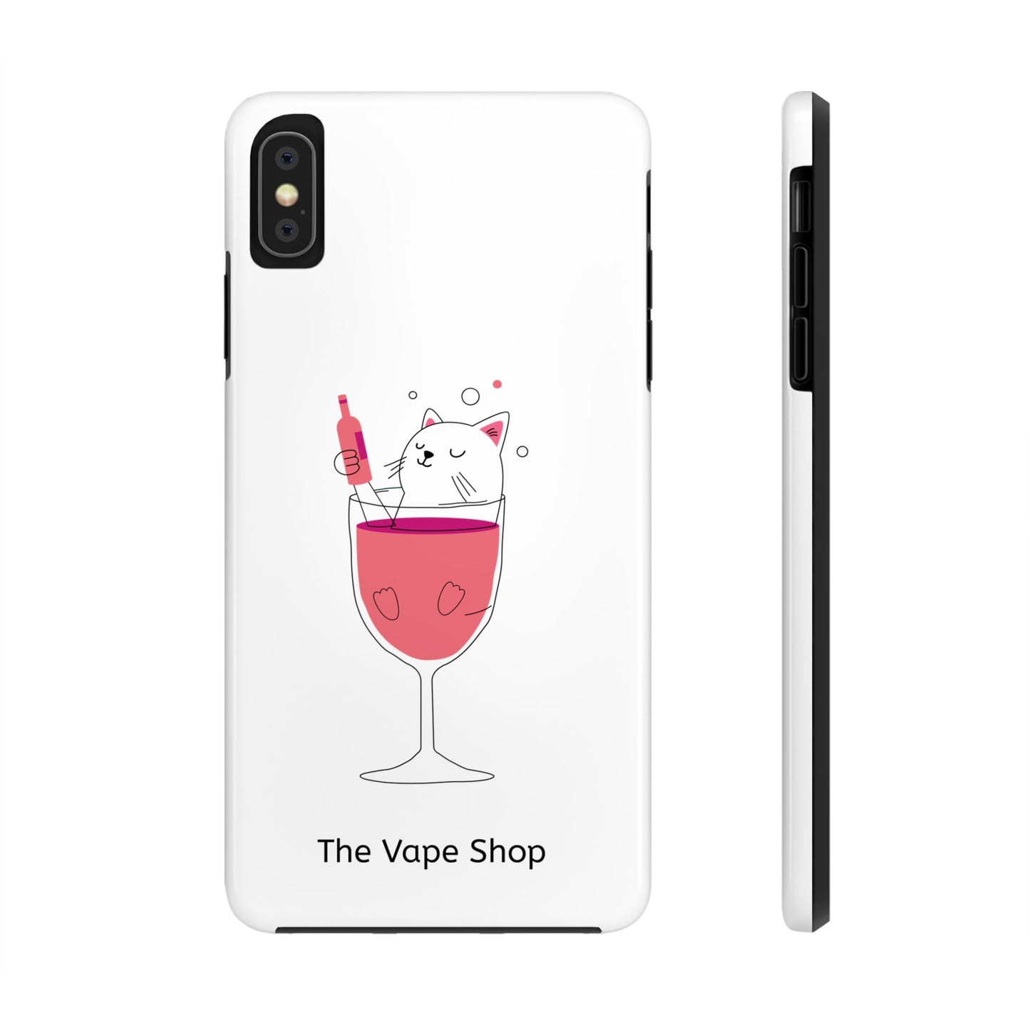 Cute Cat Drink Phone Case - Tough & Stylish Protection for Pet Lovers