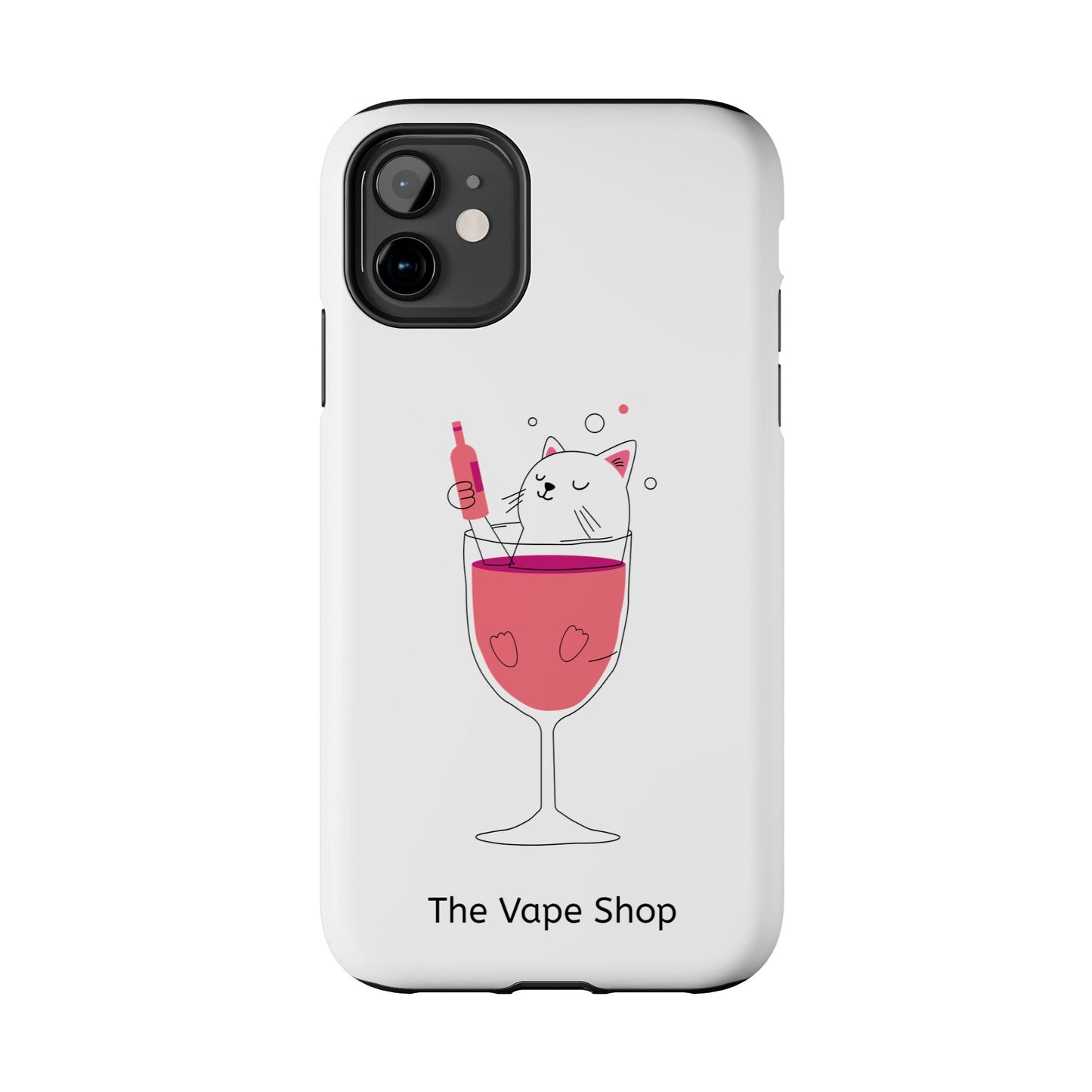 Cute Cat Drink Phone Case - Tough & Stylish Protection for Pet Lovers