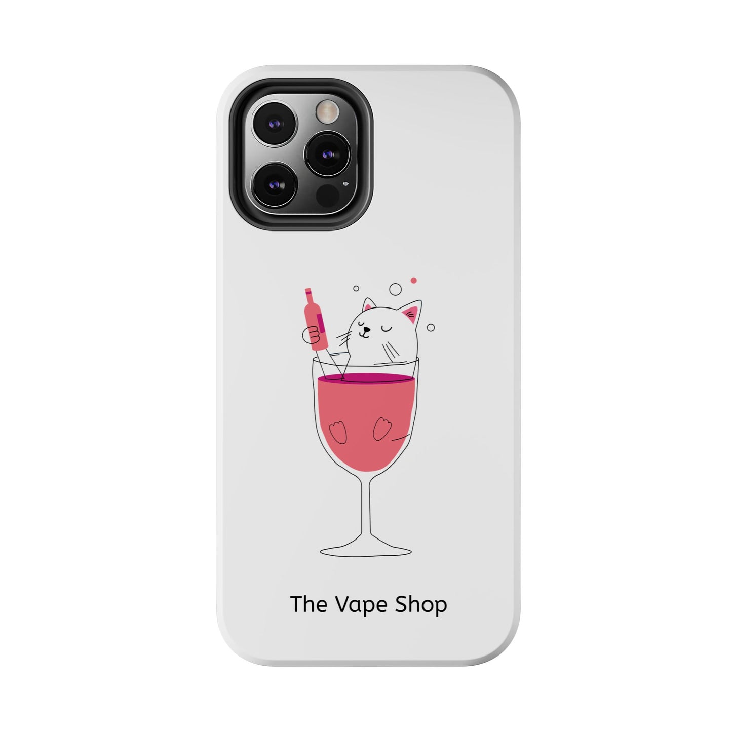 Cute Cat Drink Phone Case - Tough & Stylish Protection for Pet Lovers