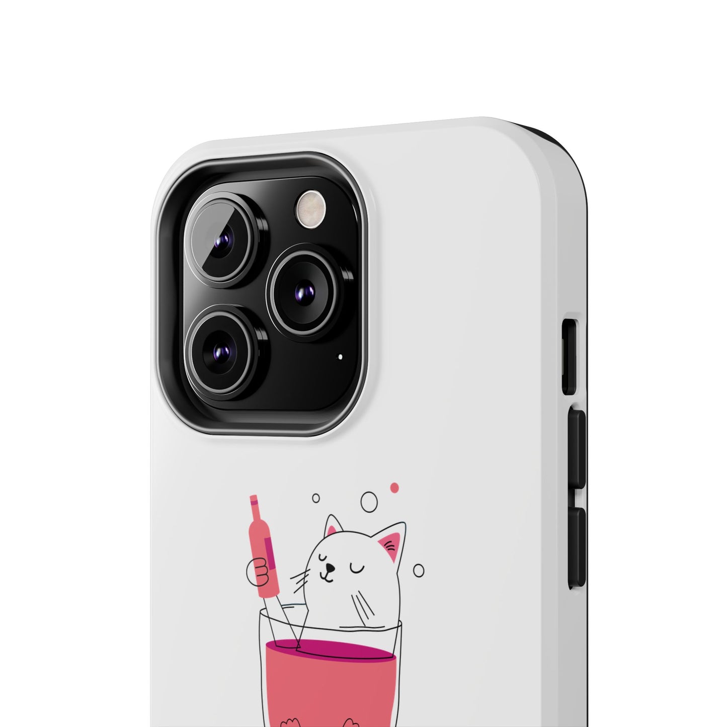 Cute Cat Drink Phone Case - Tough & Stylish Protection for Pet Lovers