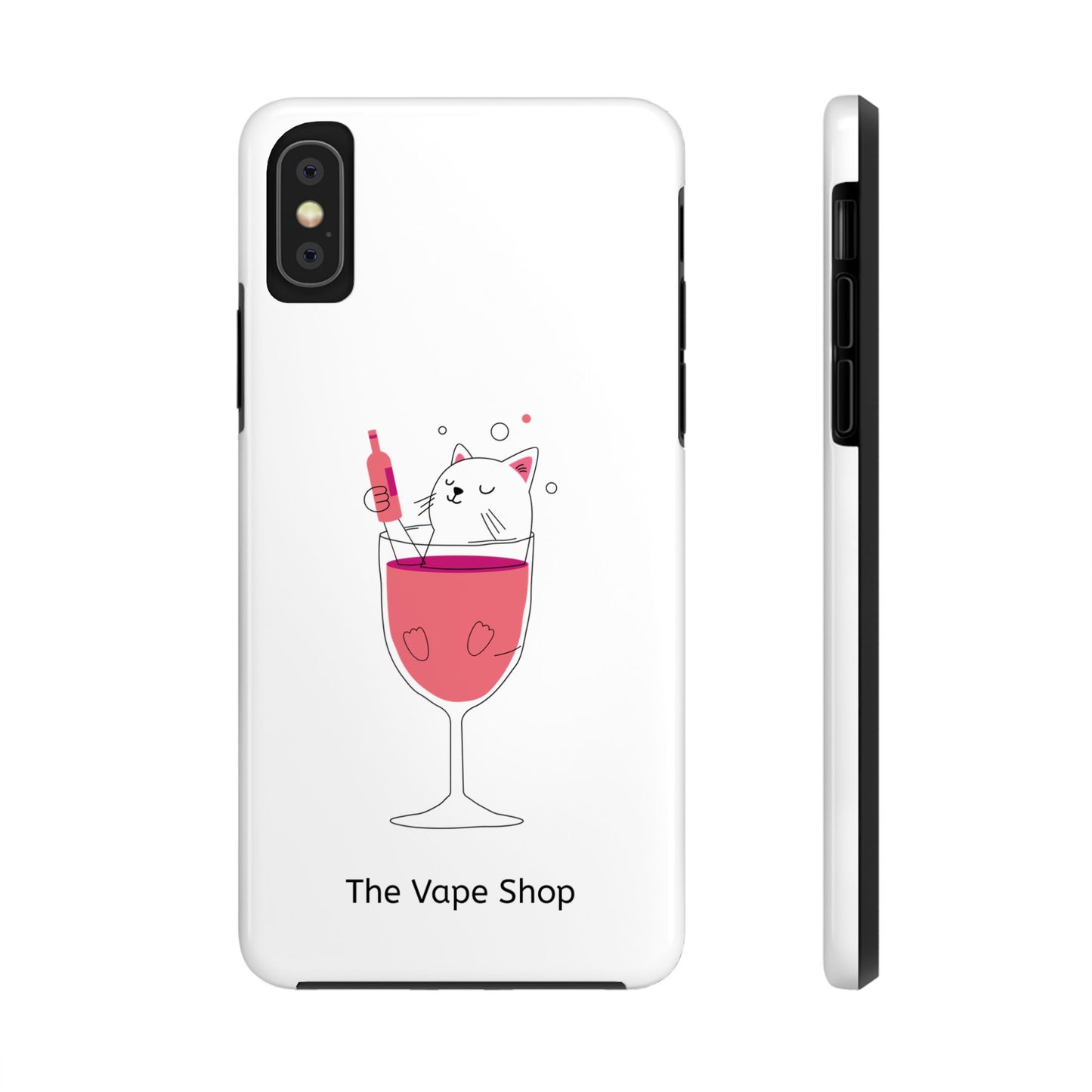 Cute Cat Drink Phone Case - Tough & Stylish Protection for Pet Lovers