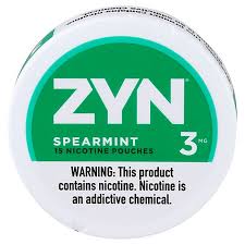 ZYN 3mg Spearmint Pouches