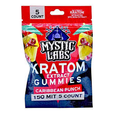 Mystic Labs Caribbean Punch Kratom Gummies